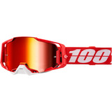 Óculos 100 Armega C bad Vermelho Lente Espelhada
