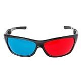 Óculos 3D Vermelhos E Azuis Com Moldura De Vídeo Dimensional Para Filmes De TV Universal óculos 3D óculos De DVD Para Jogos De Filmes 3D óculos De Visualização 3D Acessórios De Design Simples E