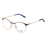 Oculos Armação Carmim Crm41016 C2 Feminino Azul Dourado