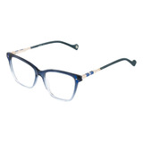 Óculos Armação Carmim Crm41316 C4 Feminino Retangular Azul