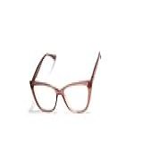 Óculos Armação Feminino Gatinho Com Lentes Sem Grau Ab 1011 Nude Rosa 
