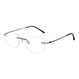 Óculos Armação Grau Masculino Balgriff Titanium Quadrado 681