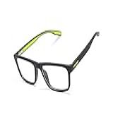 Óculos Armação Masculino Com Lentes Sem Grau Jc 1024 Único Preto Verde 