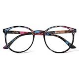 Óculos Armaçao Sem Grau Round Retro Feminino Original Floral 