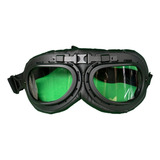 Óculos Aviador Motociclista Capacete Retro Vintage Custom