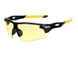 Óculos Bike Ciclismo Esportivo Lentes Amarelas Visão Noturna