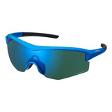 Óculos Ciclismo Azul Shimano Spark Ce sprk1 mr Duas Lentes