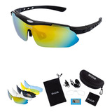 Óculos Ciclismo Bike 5 Lentes Suporte Grau Kit Completo