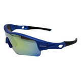 Óculos Ciclismo Bike Esportivo Lente Policarbonato Mask Azul