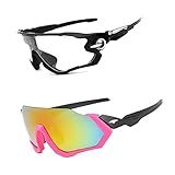 Óculos Ciclismo Feminino Espelhado Sol Noite Transparente