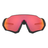 Óculos Ciclismo Oakley Flight Jacket Prizm Trail Torch Cor Da Armação Preto Cor Da Haste Preto Cor Da Lente Laranjada Desenho Esportivo