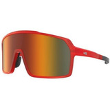 Oculos De Ciclismo Hb Grinder Matte Dark Red Orange Chrome