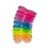 Óculos De Cristal Para Festa- Balada E Casamento- Kit Com 10 Peças- Proteção UV400 -Clássico-