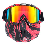 Óculos De Esqui Com Máscara De