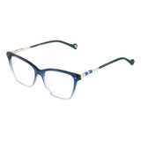 Óculos De Grau Carmim Azul Crm41316 C4 54