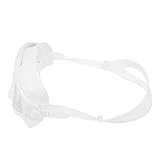 Óculos De Mergulho Máscara De Mergulho Antiembaçante De Silicone à Prova D água Cinto De Alta Resistência Para Adultos Branco 