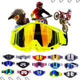 Óculos De Motocross Lente Espelhada Trilha Ciclismo Downhill