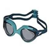 Óculos De Natação Speedo Hydrovision Adulto Antiembaçante Proteção UV Águas Abertas Triathlon Verde Eco Fumê 