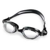 Óculos De Natação Varuna Mormaii 100  Silicone Ajustável Cor Preto lente Transparente