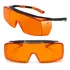 Óculos De Proteção Univet Acetato Óculos Com Lente Laranja