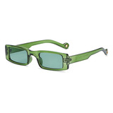 Óculos De Sol Bulier Modas New Hype  Cor Verde Armação De Acetato  Lente De Policarbonato Haste De Acetato