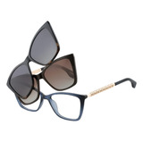 Óculos De Sol Carmim Crm42028 C5 51 Clipon Polarizado