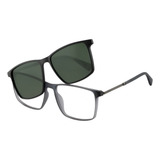 Óculos De Sol Carmim Crm42040 C2 55 Clipon Polarizado