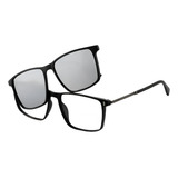 Óculos De Sol Carmim Crm42040 C4 55 Clipon Polarizado