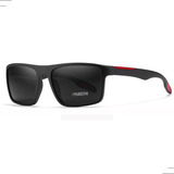 Óculos De Sol Esportivo Marca Kdeam Surf Uv400 Polarizados Cor Preto Fosco