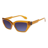 Óculos De Sol Feminino Dragon Ball Z Cápsula Laranja Quadrad