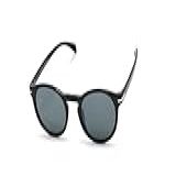 Óculos De Sol Geek Redondo Unissex Com Proteção Uv 400 Cor Preto