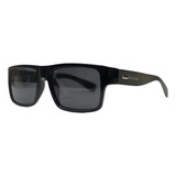 Óculos De Sol Hang Loose Polarizado Quadrado Preto