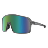 Óculos De Sol Hb Grinder Matte Smoky Quartz Green Chrome Cor Da Lente Azul