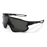 Óculos De Sol Hupi Bornio Preto Lente Preto Cor Da Lente Grafite Espelhado