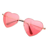 Óculos De Sol Infantil Feminino Coração Proteção Uv 400