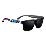 Óculos De Sol Kdeam Esportivo Surf Polarizado Varias Cores Cor 2preto Cor Da Lente Preto