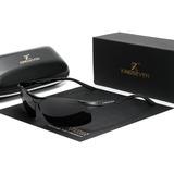 Óculos De Sol Kingseven Masculino Polarizado Uv400 Luxuoso Cor Preto Cor Da Armação Preto
