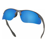 Óculos De Sol Masculino Esportivo Polarizado Proteção Uv400 Cor Da Armação Cinza Cor Da Haste Cinza Cor Da Lente Azul Desenho Máscara