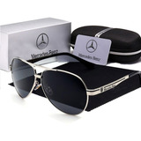 Óculos De Sol Mercedes Benz 737 Lentes Polarizadas Completo