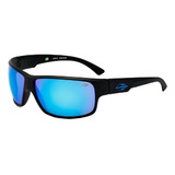 Óculos De Sol Mormaii Joaca 2 Armação Preto fosco Y Lente Azul