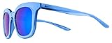 Óculos De Sol Nike EV1154 402 Myriad M Azul Pacífico Cinza Com Armação Ultravioleta Película De Lente Espelhada