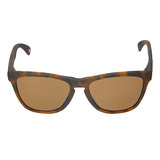 Óculos De Sol Oakley Frogskins Standard Armação De O Matter Cor Matte Tortoise Lente Tungsten De Plutonite Prizm Haste Matte Tortoise De O Matter Oo9013