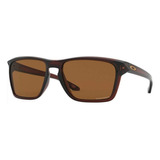 Óculos De Sol Oakley Sylas Standard Armação De O Matter Cor Polished Rootbeer Lente Bronze De Plutonite Prizm Haste Polished Rootbeer De O Matter Oo9448