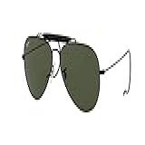 Óculos De Sol Ray Ban RB3030 Outdoorsman I Aviador Preto G 15 Verde 58 Mm