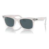 Óculos De Sol Ray Ban Wayfarer Photochromic Rb2140 1407r5 50 Lente Azul