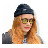 Óculos De Sol Redondo Transparente Tartaruga Preto Retro Rb Cor Da Lente Amarelo