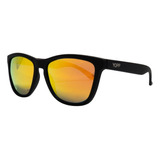 Óculos De Sol Yopp Polarizado Prot  Uv400 Ta Pegando Fogo B Cor Preto Cor Da Armação Preto Cor Da Lente Amarelo