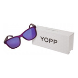 Óculos De Sol Yopp Polarizado Uv400 Cebola Roxa Armação Roxo Lente Roxo