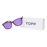 Óculos De Sol Yopp Polarizado Uv400 Tulipa Roxa