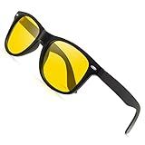Óculos De Visão Noturna KANASTAL Para Dirigir Homens Mulheres óculos De Sol Quadrados Com Lentes Amarelas Para Dirigir à Noite